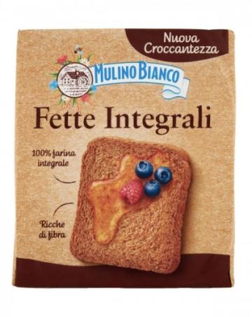 Paine prajita felii din faina integrala Mulino Bianco, 315g