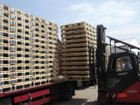 Paleti din lemn Dusseldorfer 800x600 mm