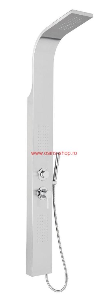Panel dus Loira, inox satinat