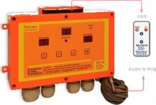 Panou control cu senzor temperatura