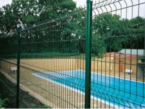 Panou de gard zincat si plastifiat