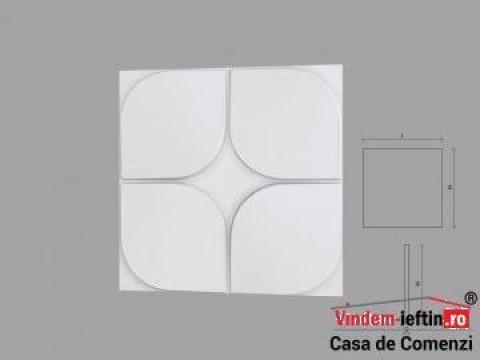 Panou decorativ 3D din poliuretan Flores 600X600mm