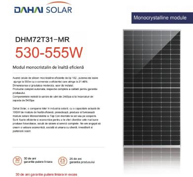 Panou fotovoltaic monocristalin DAHAI 550W