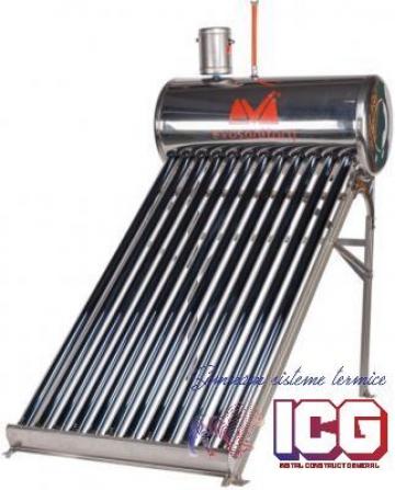 Panou solar 12 tuburi cu boiler 100 litri