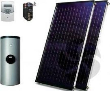 Panou solar - 2 panouri plane si boiler 200L