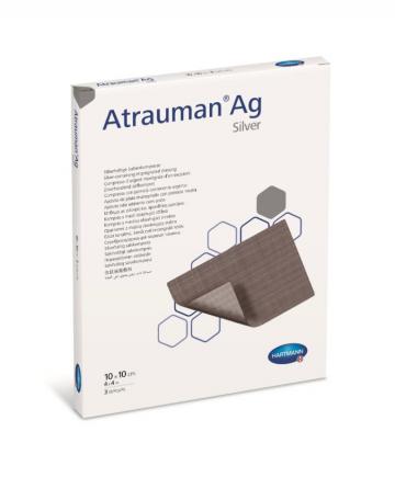 Pansament cu argint Atrauman AG - 10 x 10 - 3 buc.