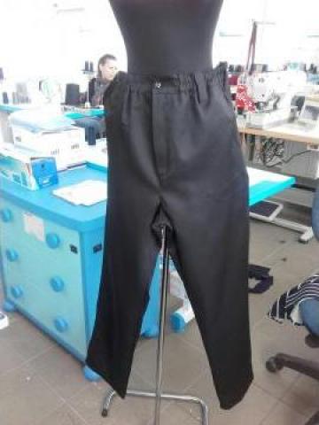 Pantalon de paza negru tercot