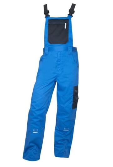Pantaloni de lucru cu pieptar 4Tech albastru - Ardon