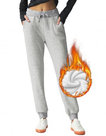 Pantaloni sport, cu 2 buzunare, gri deschis XXL