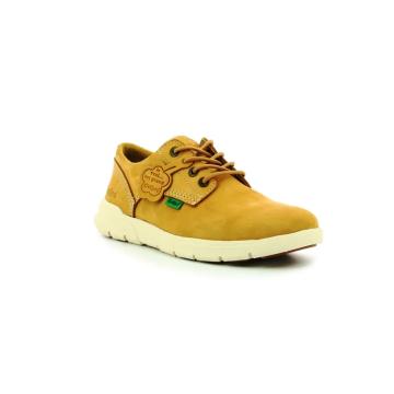 Pantofi casual KicKers piele nabuc 769120 camel