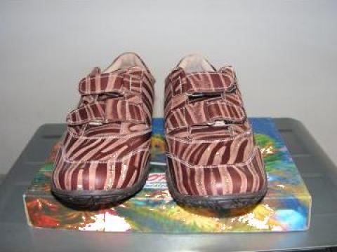 Pantofi copii piele maro