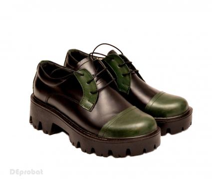 Pantofi dama lucrati manual din piele naturala P151