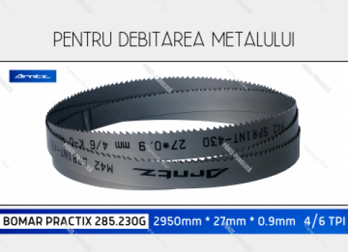 Panza 2950x27x4/6 fierastrau panglica metal Bomar 285.230G