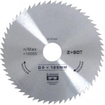 Panza circulara lemn / 125mm - 60T