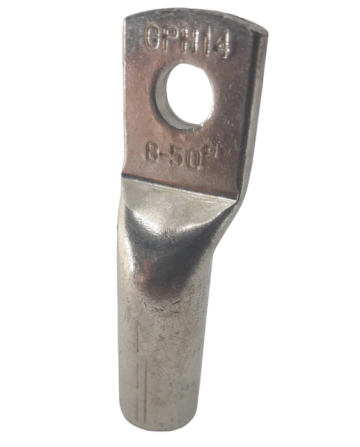 Papuc cupru recopt 50mm cu gaura de 8mm lungime 52mm