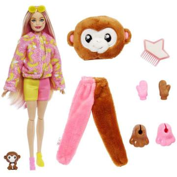 Papusa Barbie Cutie Reveal Jungle Monkey