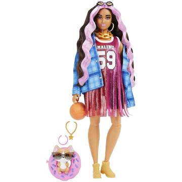 Papusa Barbie Extra Style, Basketball Jersey