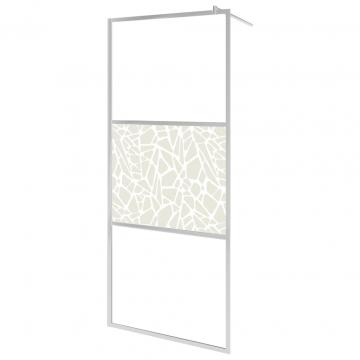 Paravan de dus walk-in, 80 x 195 cm, sticla ESG