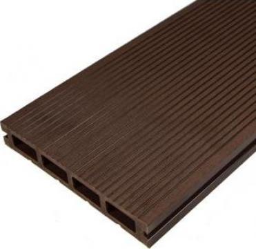 Pardoseala exterior compozit cafeniu (deck WPC)