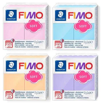 Pasta de modelat Fimo Soft 57g - gama Pastel