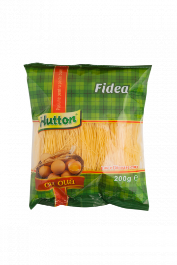 Paste fainoase fidea cu 4 oua, 200g Hutton