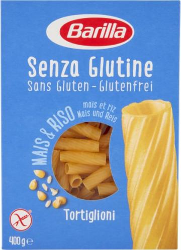 Paste fara gluten Barilla Tortiglioni, 400 g