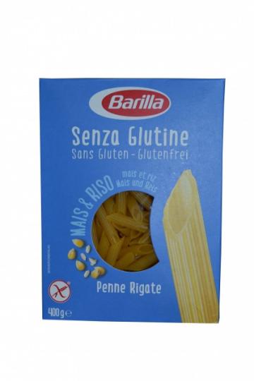 Paste lungi fara gluten penne rigate Barilla, 400g