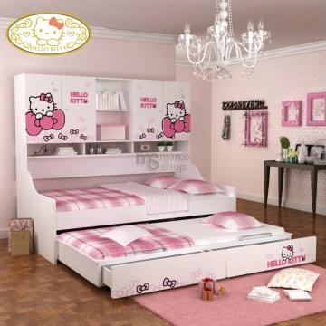 Pat copii Duo cu sertare Hello Kitty