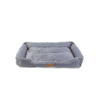 Pat pentru caini - 39 x 29 x 7 cm - gri