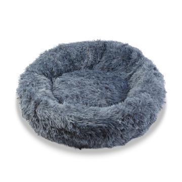 Pat pentru caini - rotund - marime "L" - 70 cm - gri
