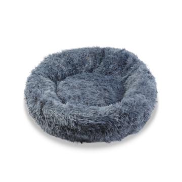 Pat pentru caini - rotund - marimea M - 60 cm - gri