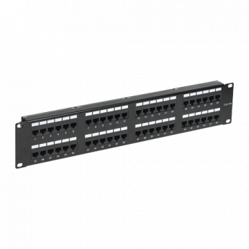 Patch Panel 2U, UTP cat5e, 48 porturi RJ45 - Asytech