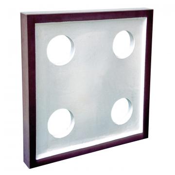 Patrat de precizie ceramic clasa A 400 x 400 x 40 mm