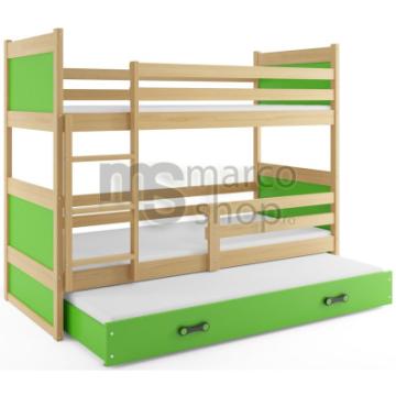 Paturi suprapuse pentru copii lemn masiv Pine - Rico 3