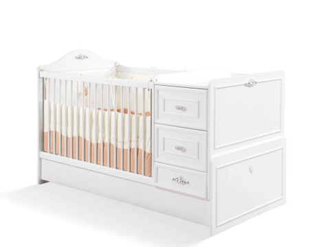 Patut transformabil (75x160cm) Romantica Baby