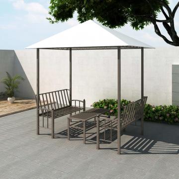 Pavilion de gradina cu masa si banci 2,5x1,5x2,4 cm