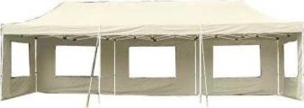 Pavilion pliabil Profi 3x9 m, alb acoperis impermeabil