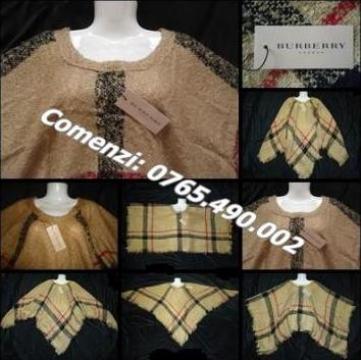 Pelerina dama, poncho femei 100% lana casual, office