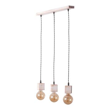 Pendul Alaska 3X E27 alb vintage EX-00675