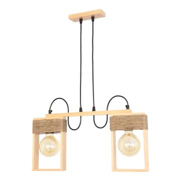 Pendul Rodos 2X E27 natur EX-00504