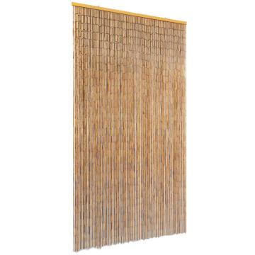 Perdea de usa pentru insecte, bambus, 100x200 cm