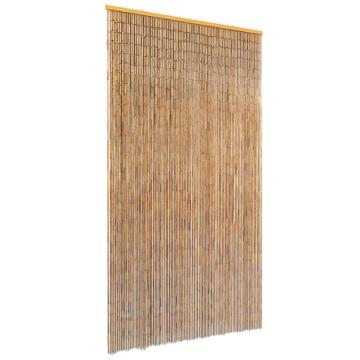 Perdea de usa pentru insecte, bambus, 100x220 cm
