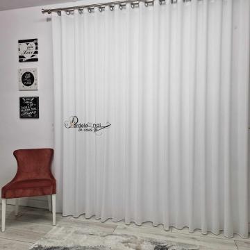 Perdea matase alba