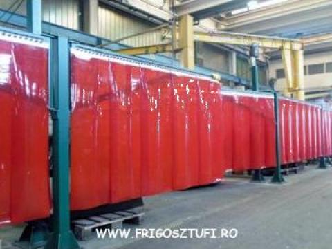 Perdele PVC delimitare zone de lucru