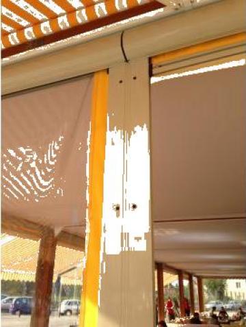 Perete de vant casetat transparent