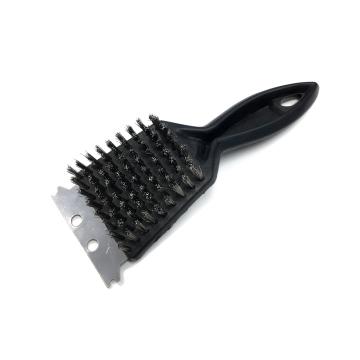 Perie din sarma pentru curatare gratar, cu racleta inox