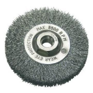 Perie sarma circular cu filet 115mm