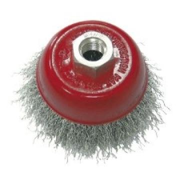 Perie sarma cupa cu filet 75mm
