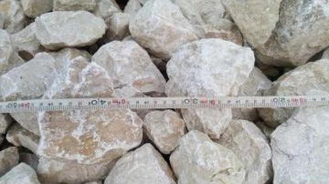 Piatra concasata, piatra calcar, gabioane, roca concasata
