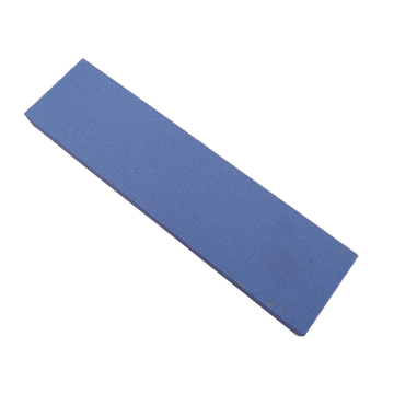 Piatra gresie pentru ascutit cutite, 20 cm, alb/albastru